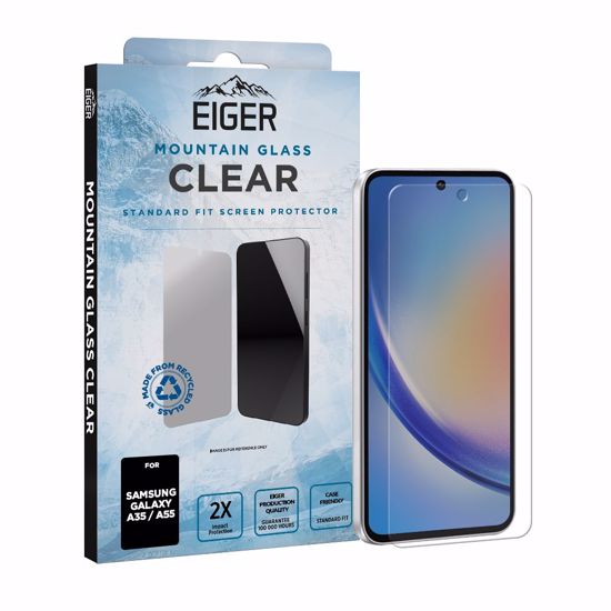 Picture of Eiger Eiger Mountain Glass CLEAR Screen Protector GRS for Samsung A35 / A55