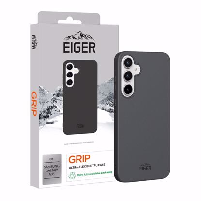 Picture of Eiger Eiger Grip Case for Samsung Galaxy A35 in Black
