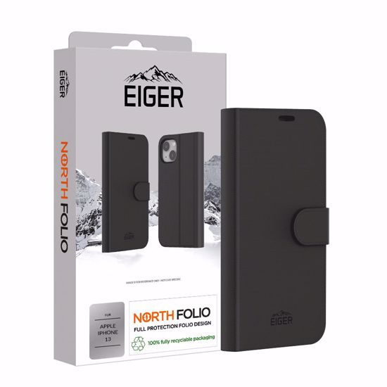 Picture of Eiger Eiger North Folio Case for iPhone 13 in Black