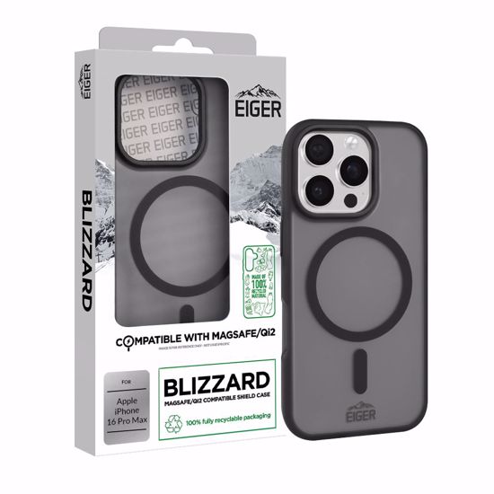 Picture of Eiger Eiger Blizzard Magsafe Case GRS for Apple iPhone 16 Pro Max in Black